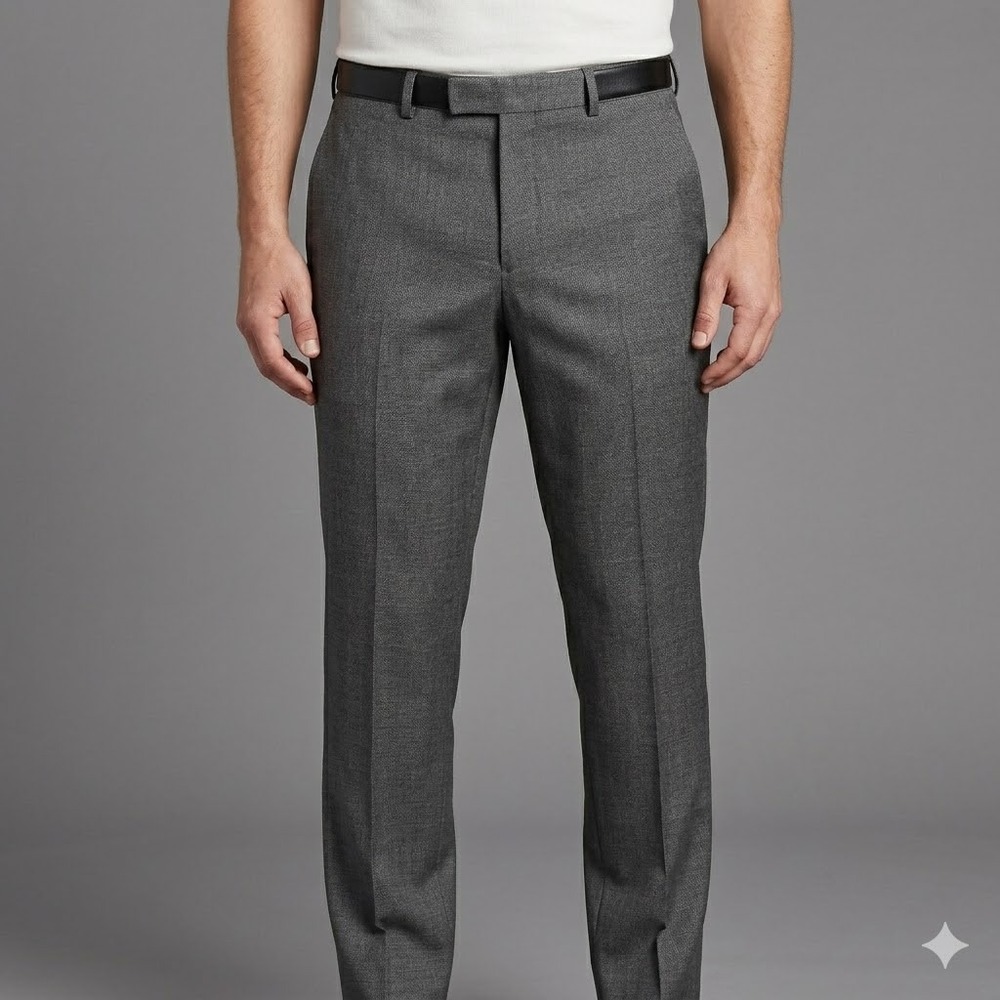 Lauren‎ Ralph Lauren Dress Pants Total Comfort Wool Grey 34x30